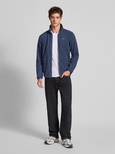 Superdry Fleecejacke mit Stehkragen Marine 1