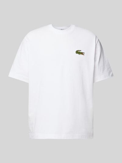 Lacoste T-Shirt mit Rundhalsausschnitt Weiss 2