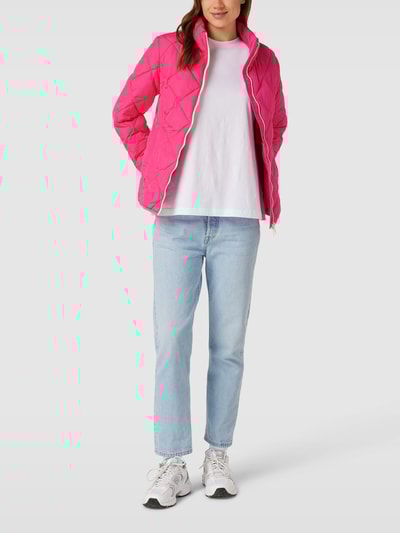 Fuchs Schmitt Steppjacke mit Label-Patch Pink 1