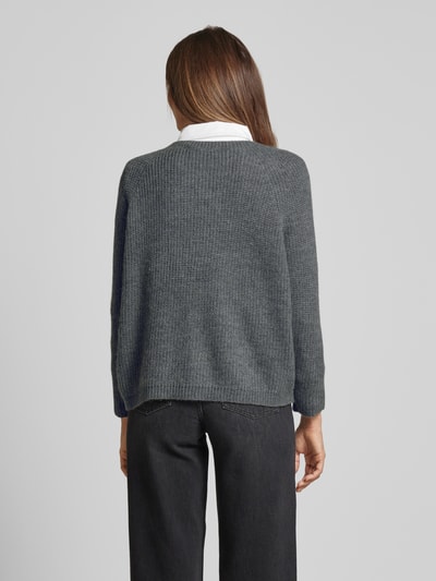 Weekend Max Mara Gebreide pullover met ronde hals, model 'XENO' Middengrijs - 5