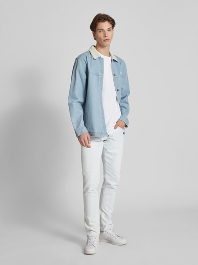 Replay Regular Slim Fit Jeans im 5-Pocket-Design Modell 'WILLBI' Bleu 1