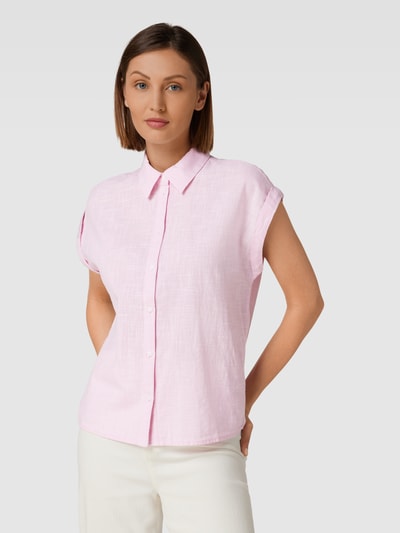 Tom Tailor Bluse mit Strukturmuster Rose 4