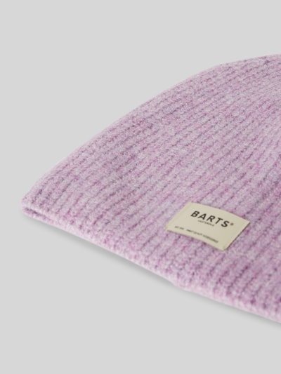 Barts Beanie mit Label-Patch Modell 'Darty' Flieder 2