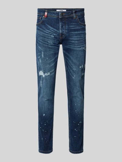 2Y Studios Slim Fit Jeans im 5-Pocket-Design Modell 'JUAN' Jeansblau 2