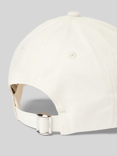 BOSS Basecap mit Label-Stitching Modell 'Ari' Offwhite 3