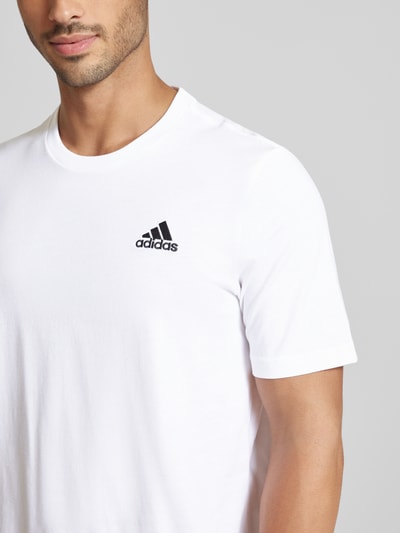 ADIDAS SPORTSWEAR T-shirt met labelstitching Wit - 3