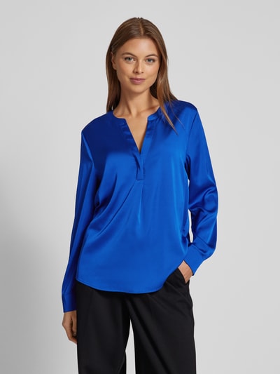 Christian Berg Woman Selection Slim Fit Bluse mit Tunikakragen Blau 4