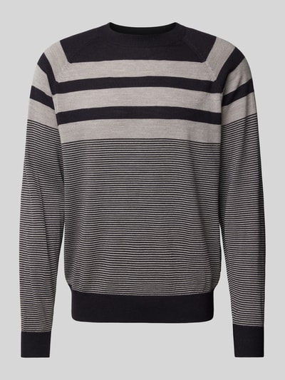 ARMANI EXCHANGE Strickpullover mit Rundhalsausschnitt Dunkelblau 2