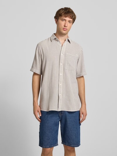 G-Star RAW Regular Fit Freizeithemd in kurzärmeligem Design Offwhite 4