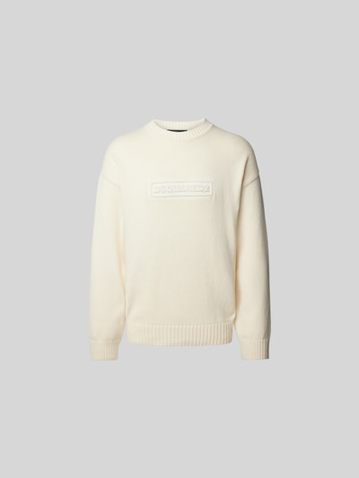 Dsquared2 Pullover in Strick-Optik Offwhite 1