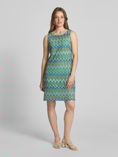 Betty Barclay Mini Etuikleid im Allover-Look Gruen 4