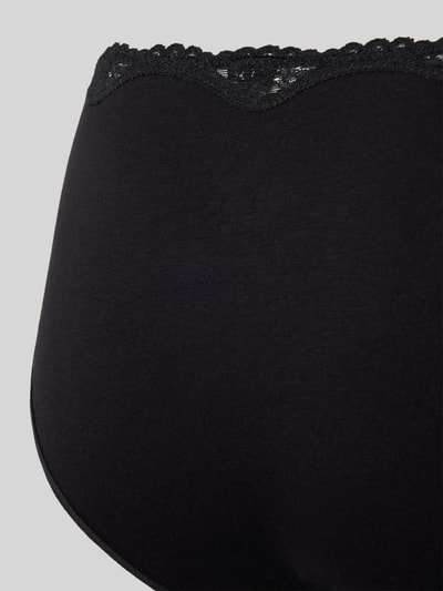 Schiesser Slip met strikdetail Zwart - 2