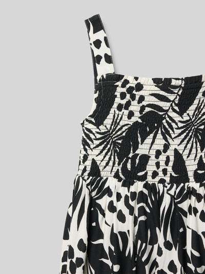 DANAMADE Kleid aus Viskose im Stufen-Look Black 2