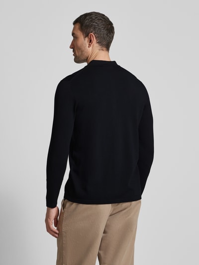 Profuomo Cardigan mit Polokragen Marine 5