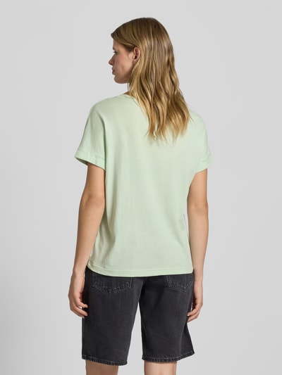 Marc O'Polo Denim T-Shirt mit Rundhalsausschnitt Hellgruen 5