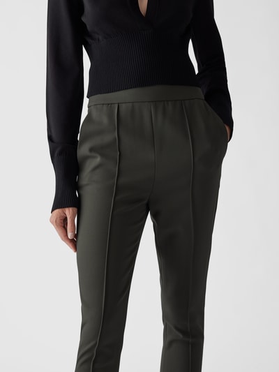 LouLou Studio Bundfaltenhose im Slim Fit Grün 6