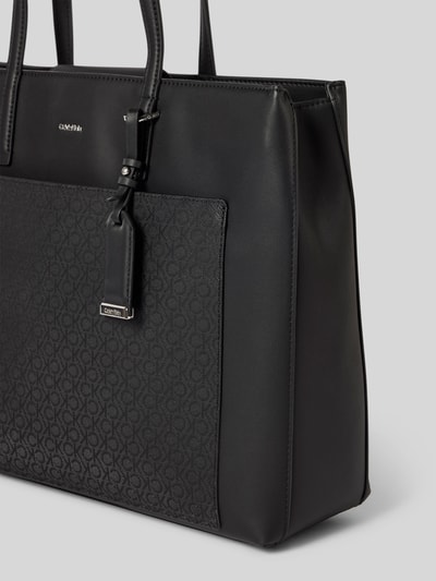 CK Calvin Klein Shopper mit Label-Anhänger Modell 'CK MUST' Black 2