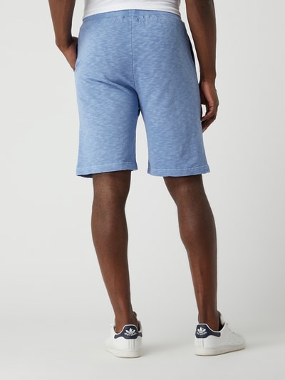 JOOP! Jeans Sweatshorts van katoen, model 'Silbo' Jeansblauw - 5