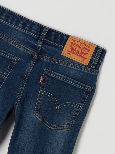 Levi’s® Kids Skinny Fit Jeans mit Stretch-Anteil Modell '510' Jeansblau Melange 3