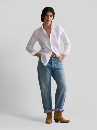 Polo Ralph Lauren Regular Fit Hemdbluse aus Baumwoll-Mix Weiss 1