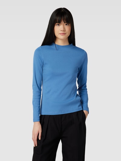 Montego Longsleeve mit geripptem Rundhalsausschnitt Eisblau 4