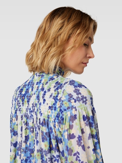 FABIENNE CHAPOT Blusenshirt mit floralem Muster Modell 'Mila' Hellblau 3