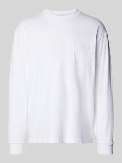 Levi's® Longsleeve mit Label-Stitching Weiss 2