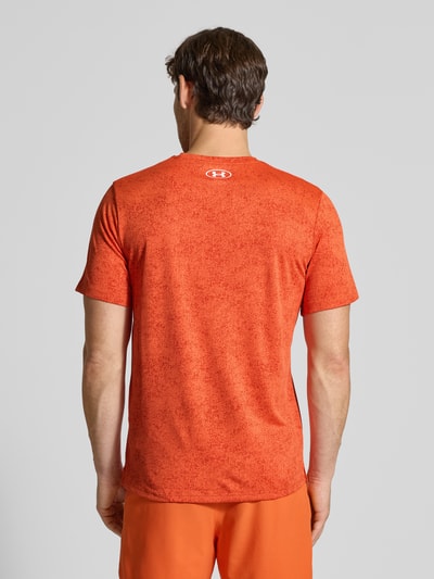 Under Armour T-Shirt mit Label-Print Orange 5