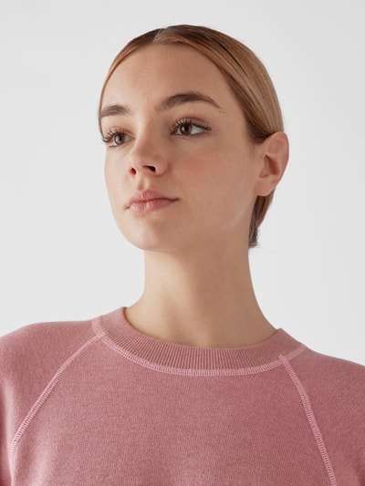 Kenzo Sweatshirt in Two-Tone-Machart Rosé 6