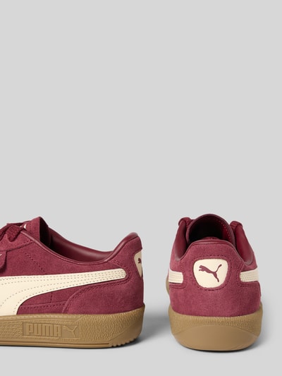 PUMA Sneaker mit Schnürverschluss Modell 'Palermo' Dunkelrot 2