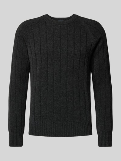 GRAN SASSO Wollen pullover met kasjmier Antraciet - 2