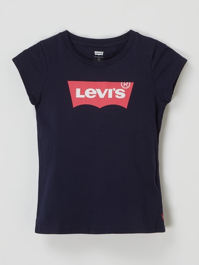 Levi’s® Kids T-shirt met logo Marineblauw - 1