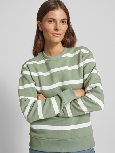 Christian Berg Woman Sweatshirt mit Rundhalsausschnitt Schilf 3