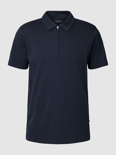 Matinique Poloshirt mit kurzem Reißverschluss Modell 'Rupert' Marine 2