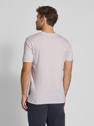 Tom Tailor Denim Regular Fit T-Shirt aus reiner Baumwolle Hellgrau 5