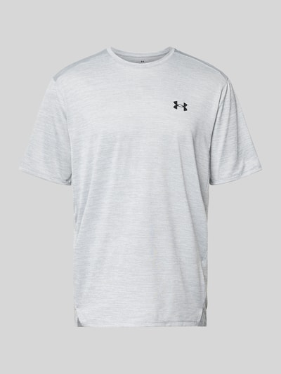 Under Armour T-Shirt mit Rundhalsausschnitt und Logo-Print Hellgrau 2
