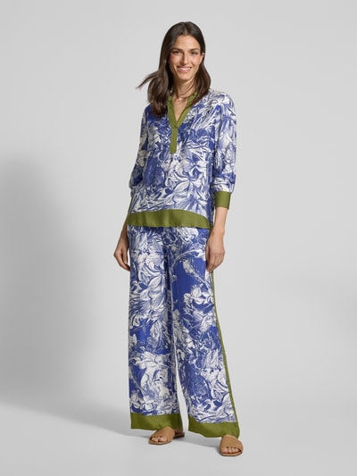 Emily Van den Bergh Regular fit tuniek met ballonmouwen Blauw - 1