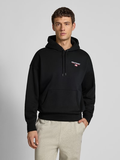 Polo Ralph Lauren Hoodie met labelstitching Zwart - 4