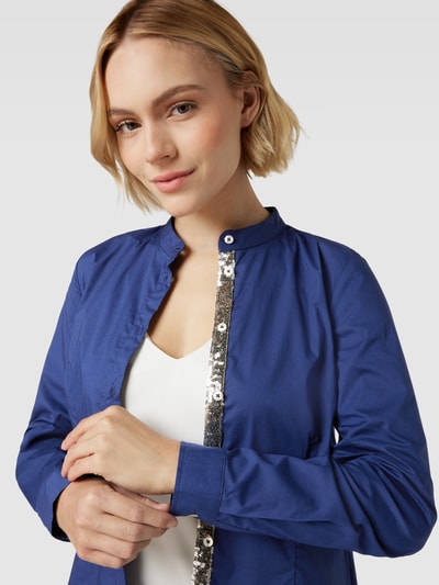 Emily Van den Bergh Overhemdblouse met knoopsluiting Marineblauw - 3