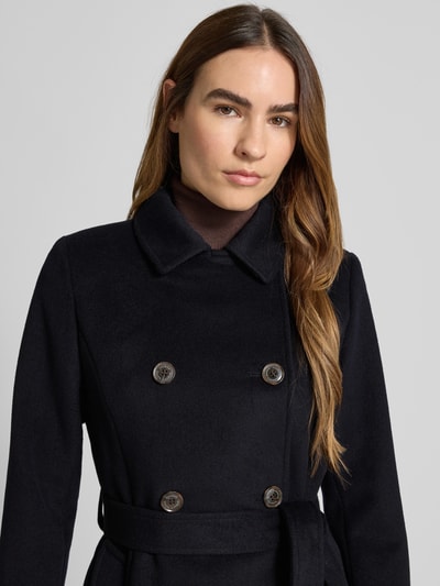 Lauren Ralph Lauren Kurtka z mieszanki wełny z domieszką kaszmiru Granatowy 3