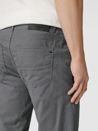 Brax Stoffen broek in 5-pocketmodel, model 'CADIZ' Middengrijs - 3