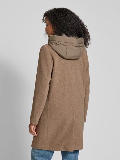 Cinque Wollmantel im Double-Layer-Look Modell 'MIRACLE' Taupe 5