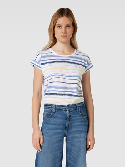 Esprit T-shirt met streepmotief Offwhite - 4