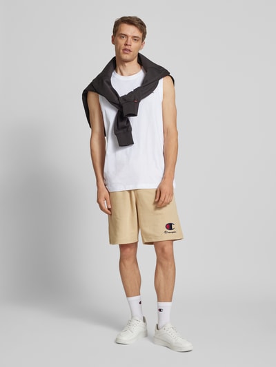 CHAMPION Tanktop mit Label-Print Weiss 1