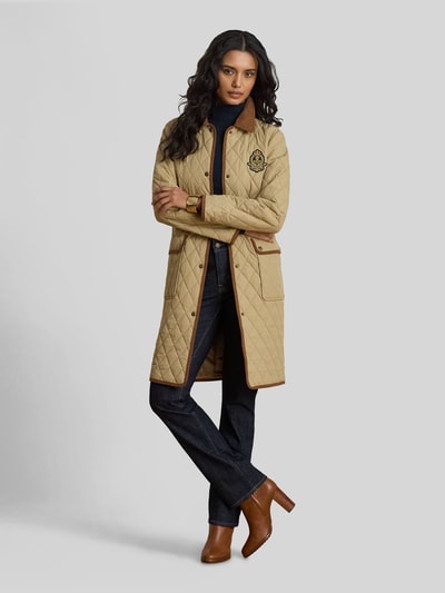 Lauren Ralph Lauren Regular Fit Steppmantel mit Logo-Stitching Beige 4