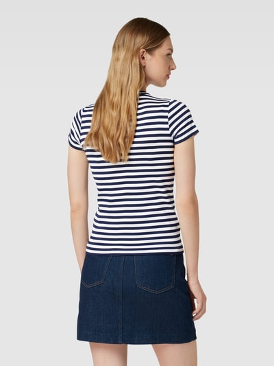 Polo Ralph Lauren T-Shirt mit Streifenmuster Marine 5