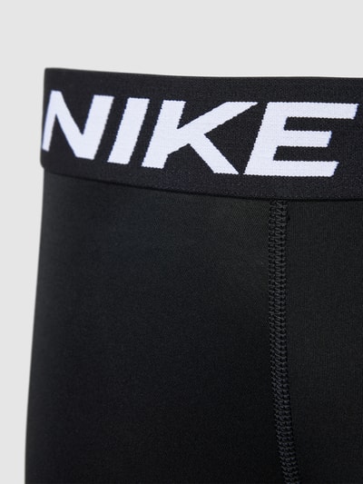 Nike Obcisłe bokserki z elastycznym paskiem z logo w zestawie 3 szt. Czarny 2
