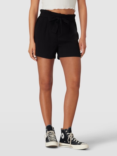 Only Shorts mit Bindegürtel Modell 'NEW FLORENCE' Black 4