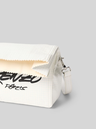 Kenzo Shoulder Bag mit Logo-Print Weiss 3