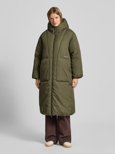 JJXX Steppmantel mit Zweiwege-Reißverschluss Modell 'LOLLY' Khaki 4